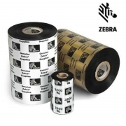 zebra 3200 cinta de cera de resina negra 110x362
