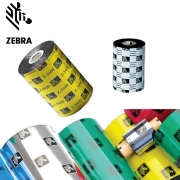 cinta de cera de resina zebra 3400 negra 110x450